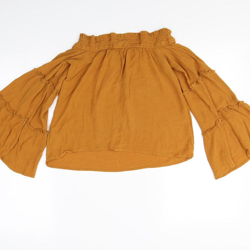 Primark Womens Brown   Basic Blouse Size 6