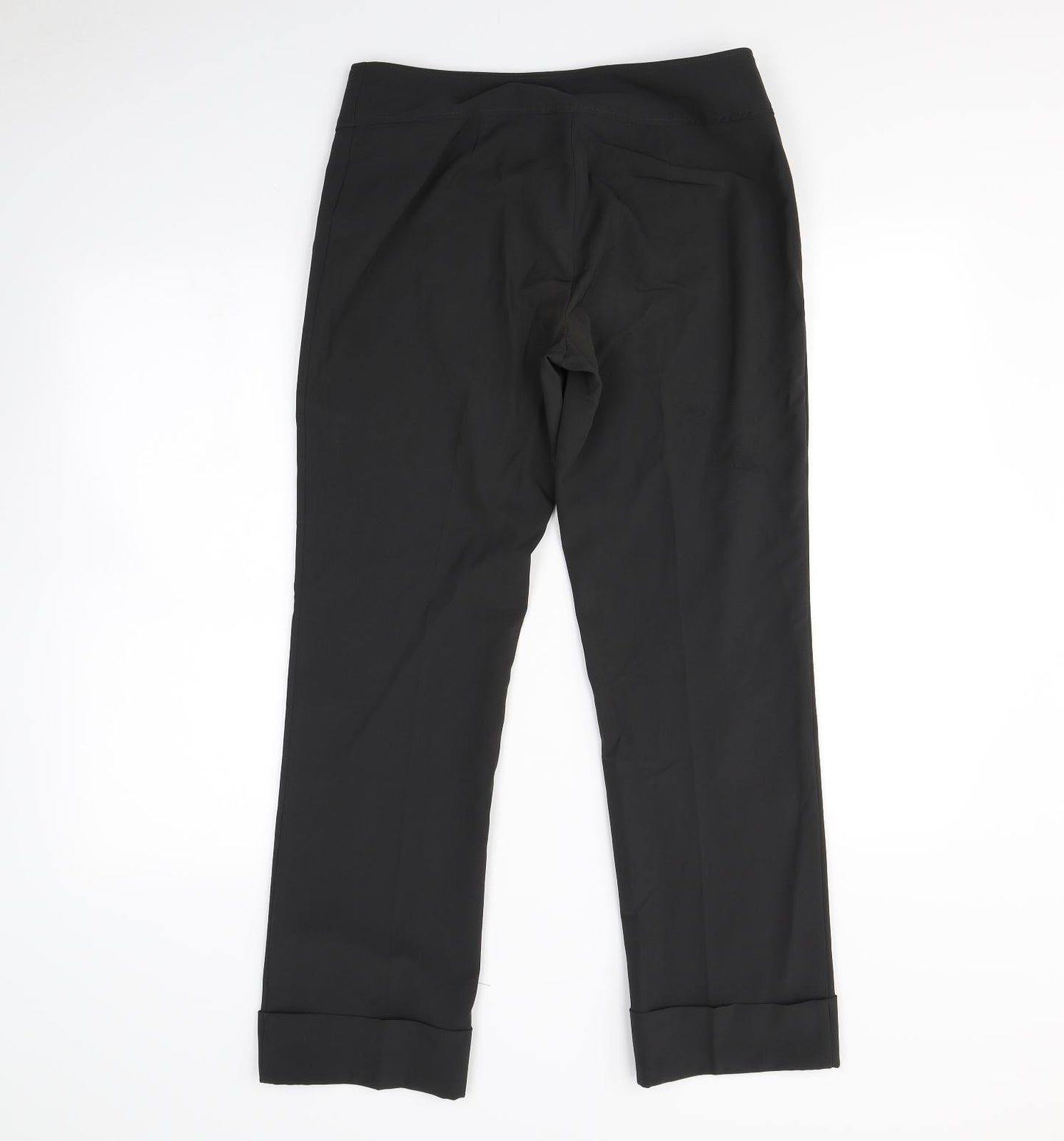 Preworn Womens Grey   Dress Pants Trousers Size 14 L28 in