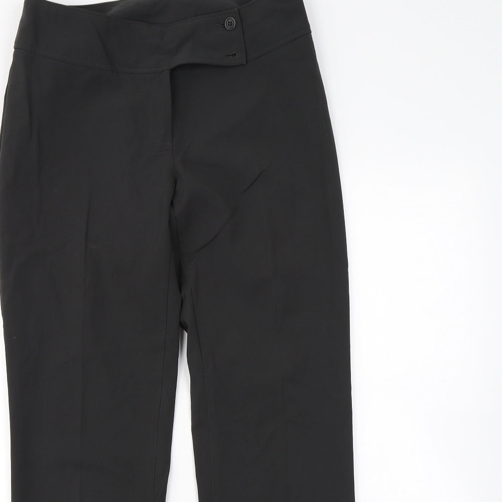 Preworn Womens Grey   Dress Pants Trousers Size 14 L28 in