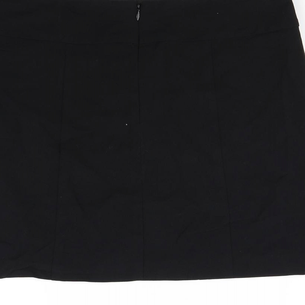 M&S Womens Black   Mini Skirt Size 12