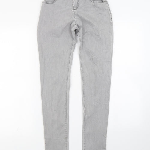 Gap Girls Grey   Straight Jeans Size 16 Years