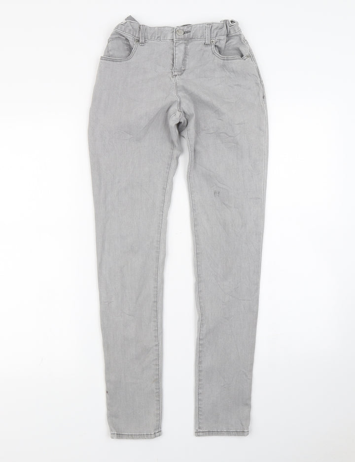 Gap Girls Grey Straight Jeans Size 16 Years
