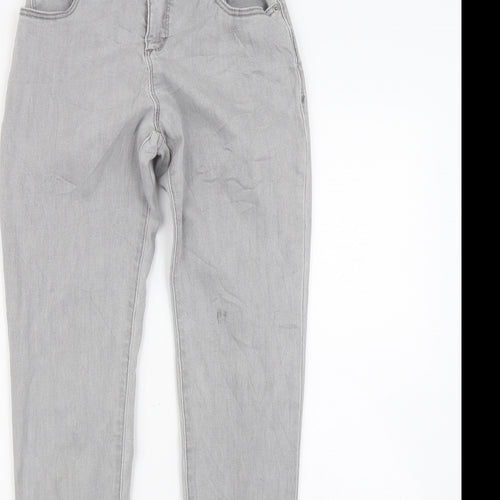 Gap Girls Grey   Straight Jeans Size 16 Years