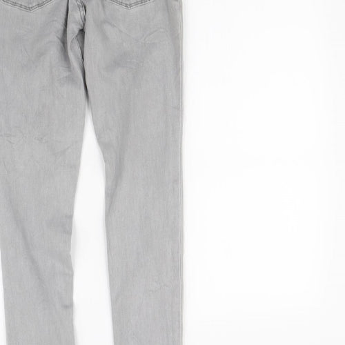 Gap Girls Grey   Straight Jeans Size 16 Years