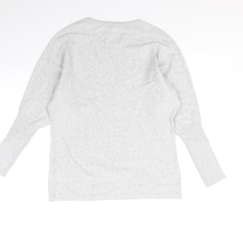 Marbel Womens Grey   Pullover Jumper Size XS