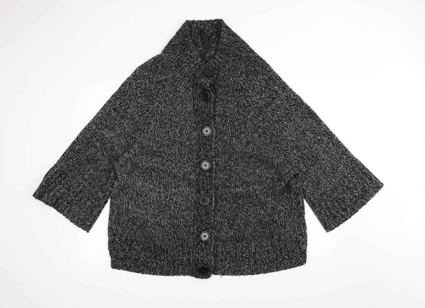 Preworn Womens Black  Knit Jacket  Size 18