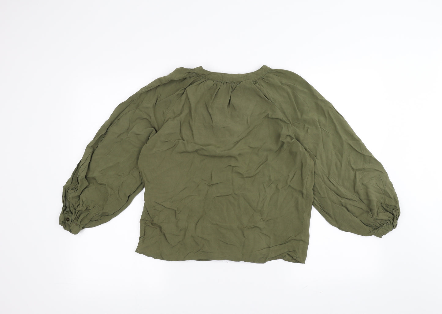 New Look Womens Green   Basic Button-Up Size 6