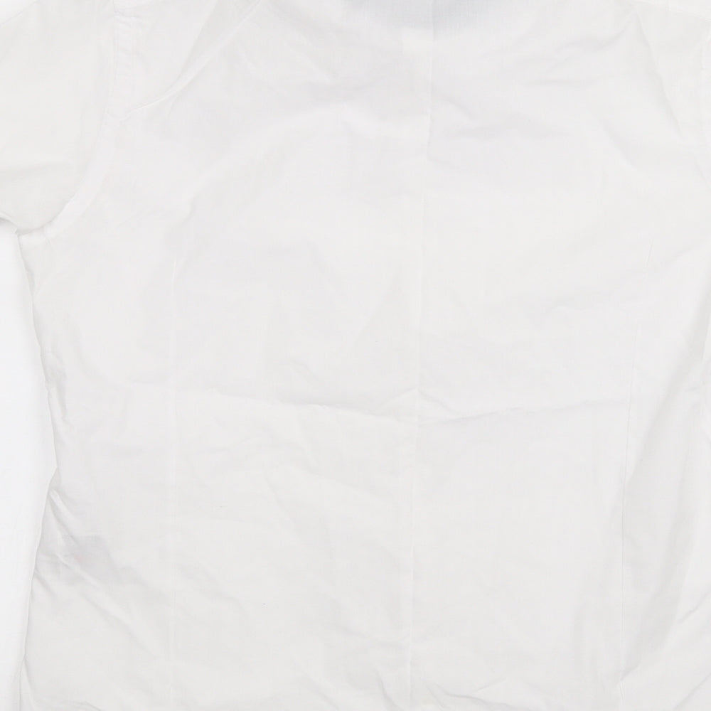 Brave Soul Mens White    Dress Shirt Size M