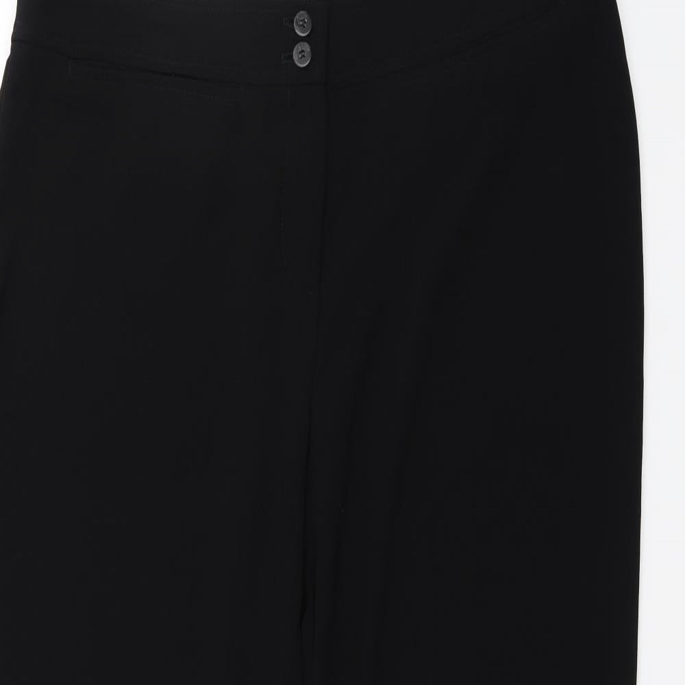 TU Womens Black   Trousers  Size 18 L28 in