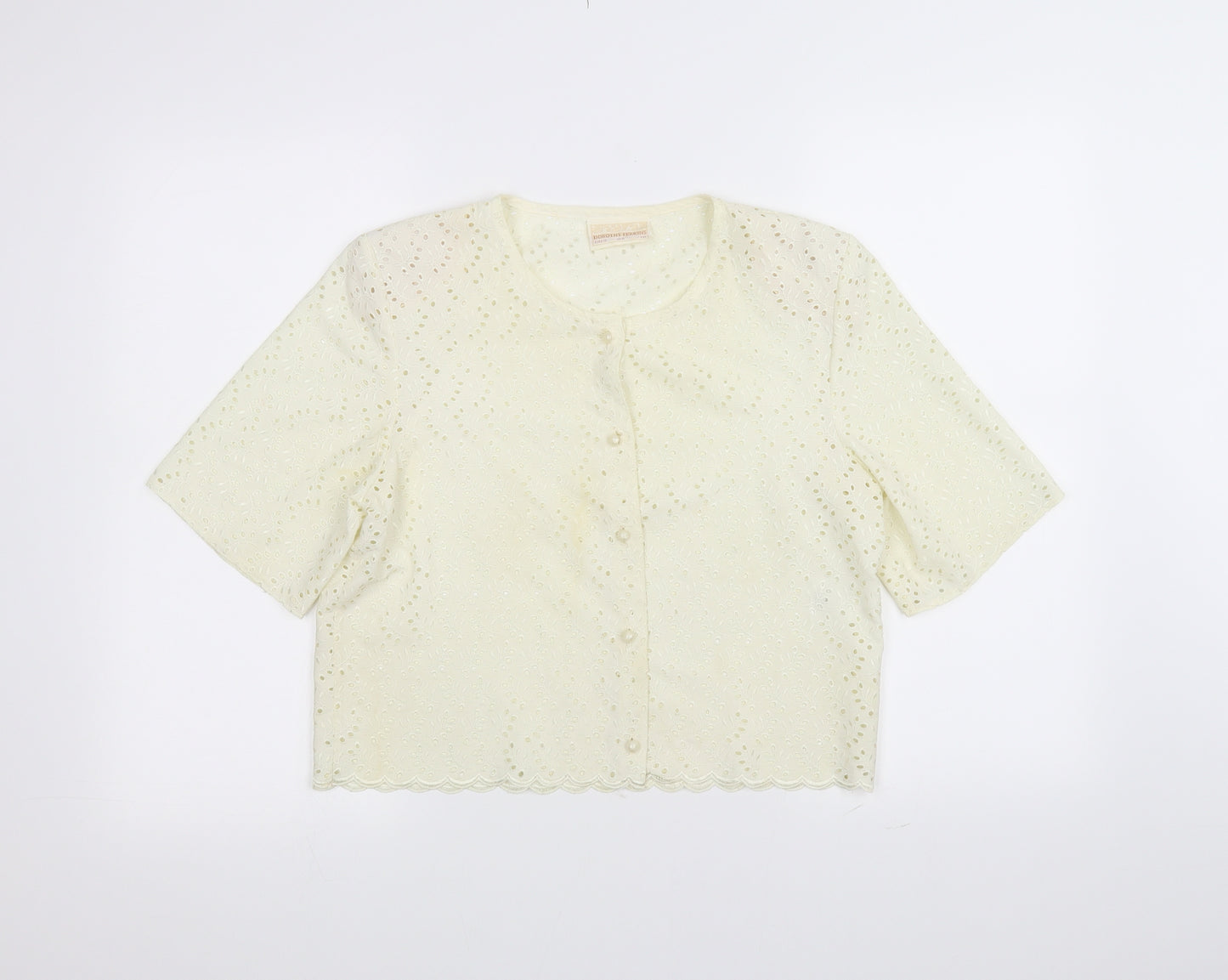 Dorothy Perkins Womens White   Cardigan Jumper Size 10