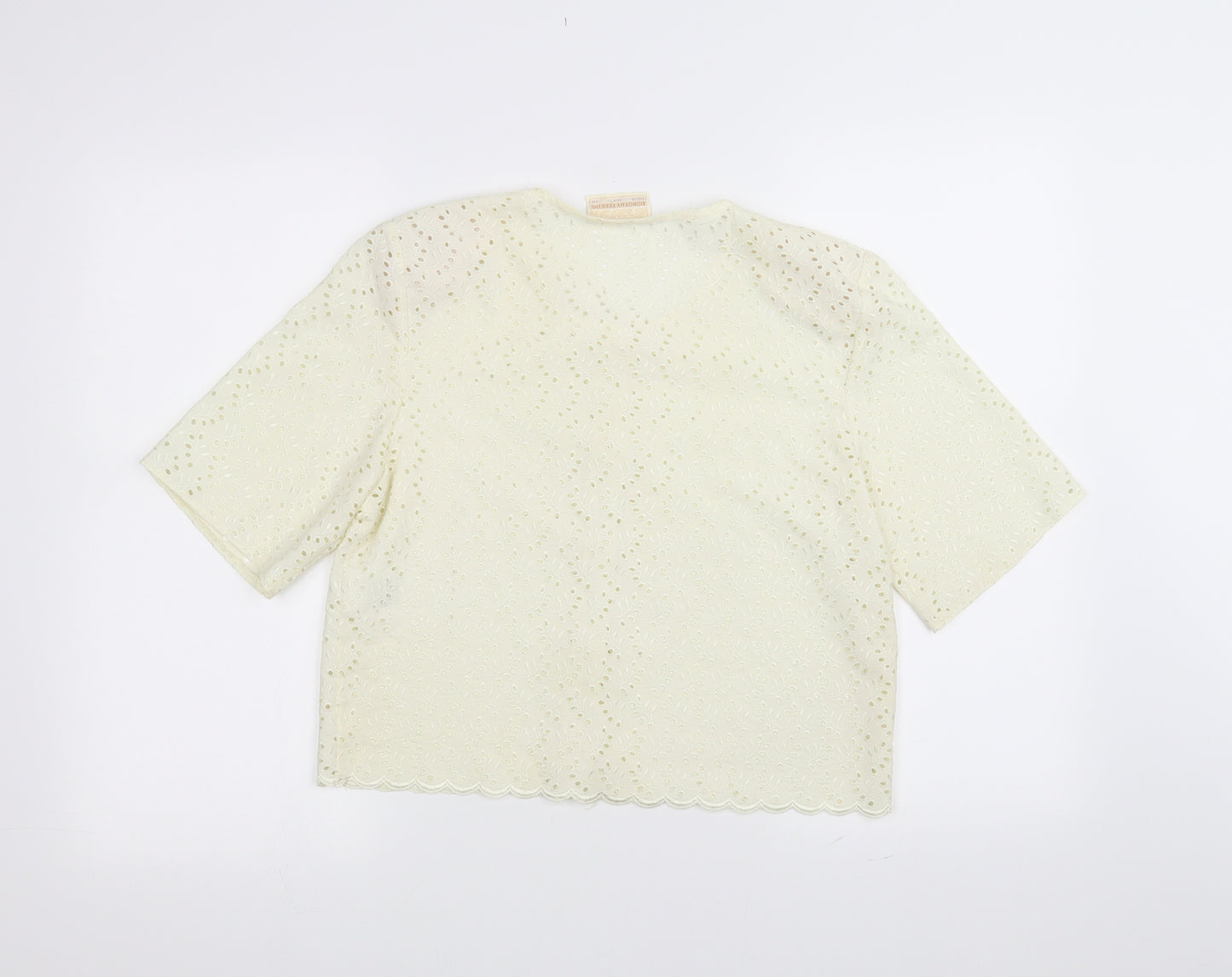 Dorothy Perkins Womens White   Cardigan Jumper Size 10