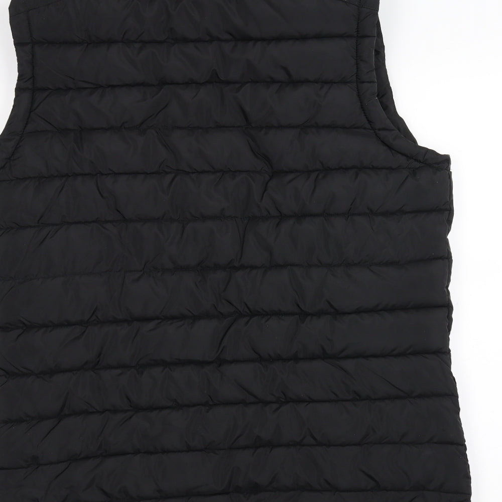 Easy Mens Black   Puffer Jacket Coat Size M