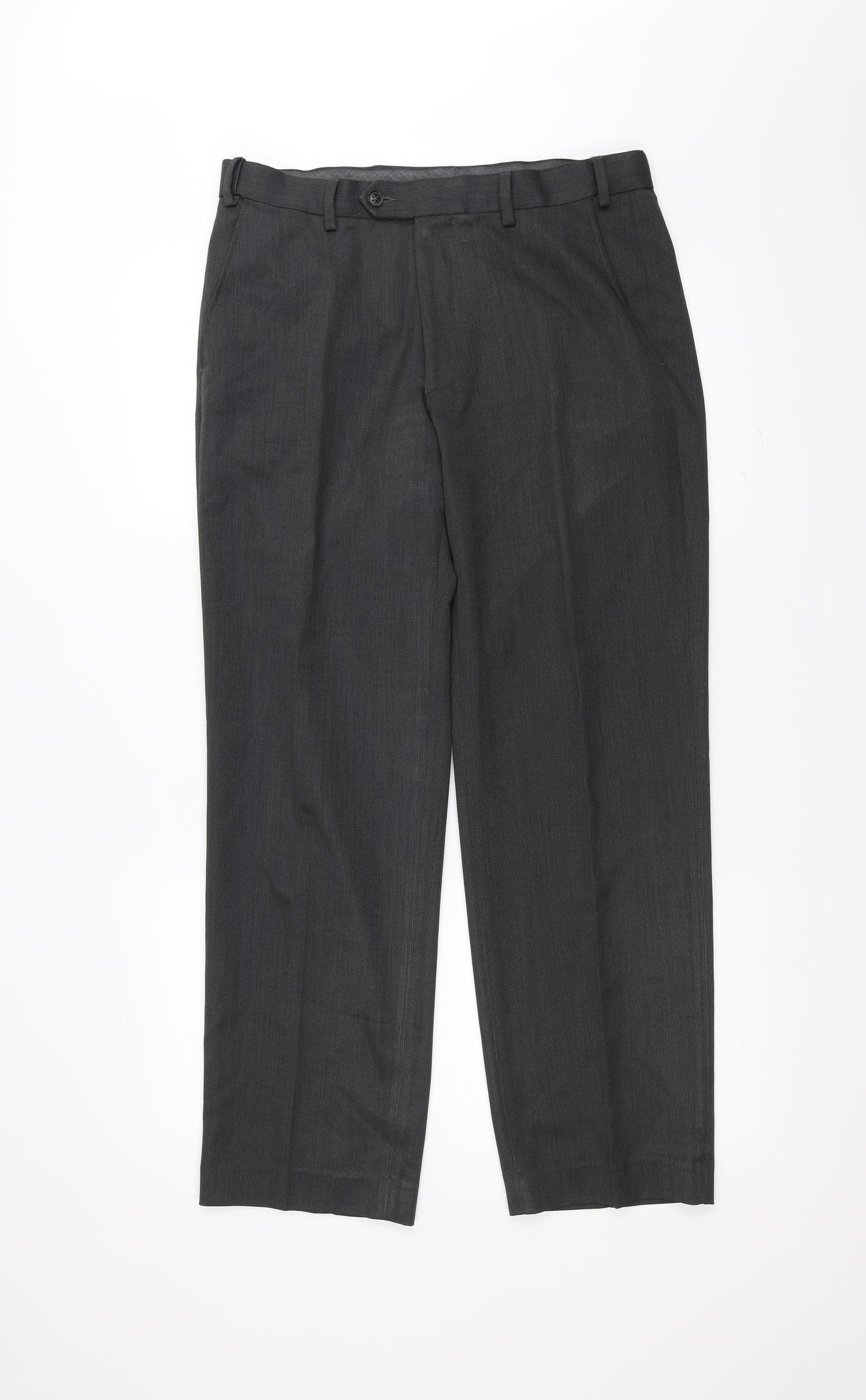 Marks and Spencer Womens Grey   Dress Pants Trousers Size 32 L30 in