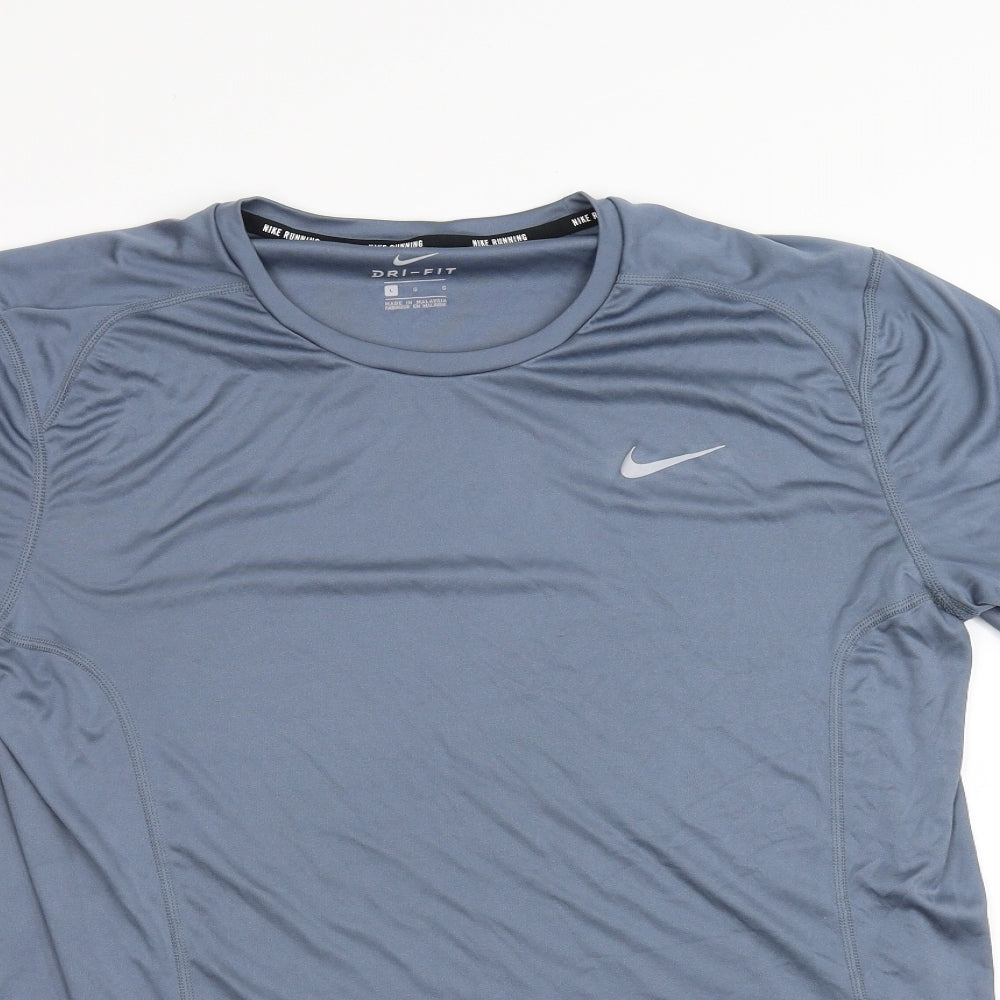 Nike Mens Blue    T-Shirt Size L