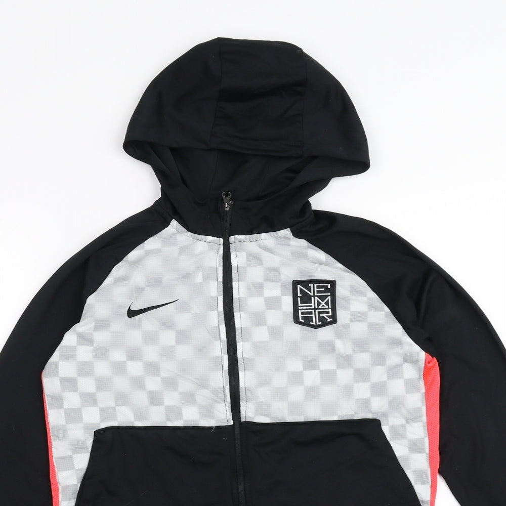 Nike Womens Black   Full Zip Hoodie Size L