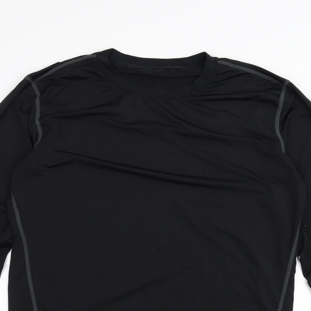 Preworn Mens Black    T-Shirt Size M