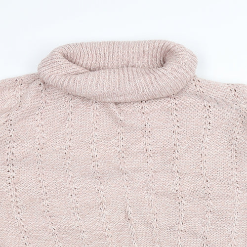 M&Co Womens Pink  Knit Pullover Jumper Size 14