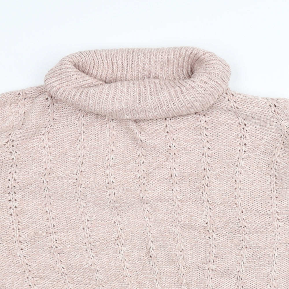 M&Co Womens Pink  Knit Pullover Jumper Size 14