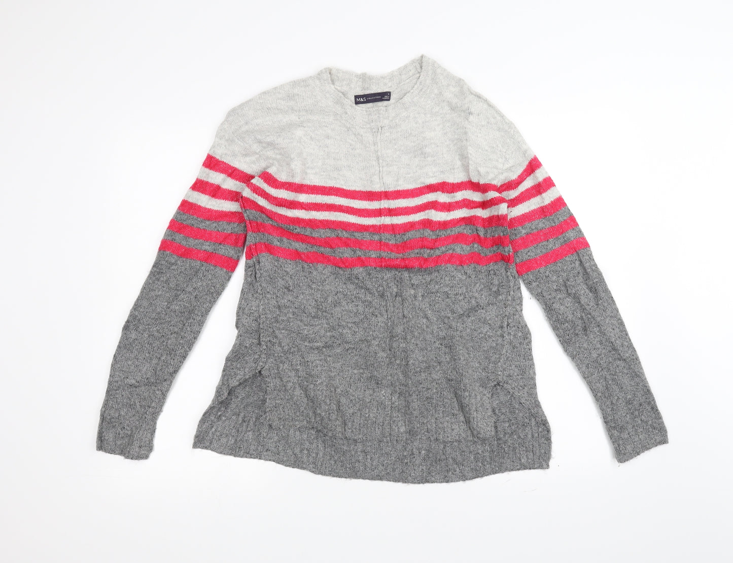 Marks and Spencer Womens Grey   Pullover Jumper Size S