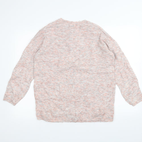 Nutmeg Womens Pink   Pullover Jumper Size 14