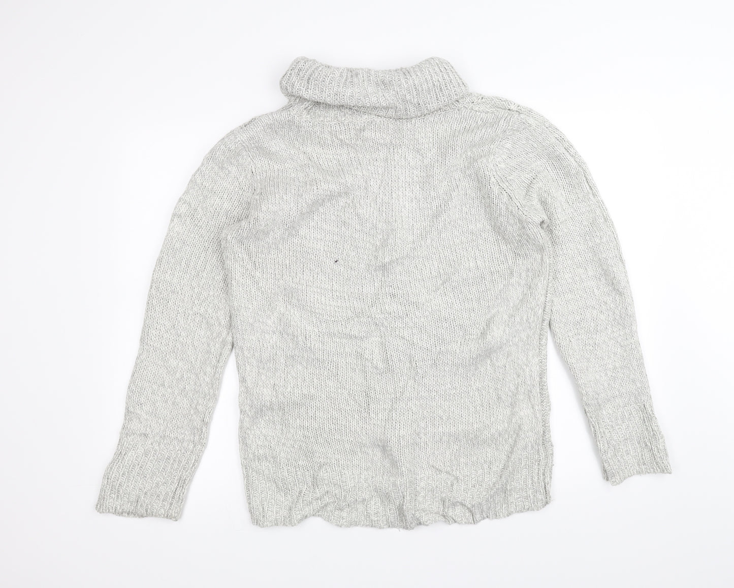 M&Co Womens White  Knit Pullover Jumper Size 14