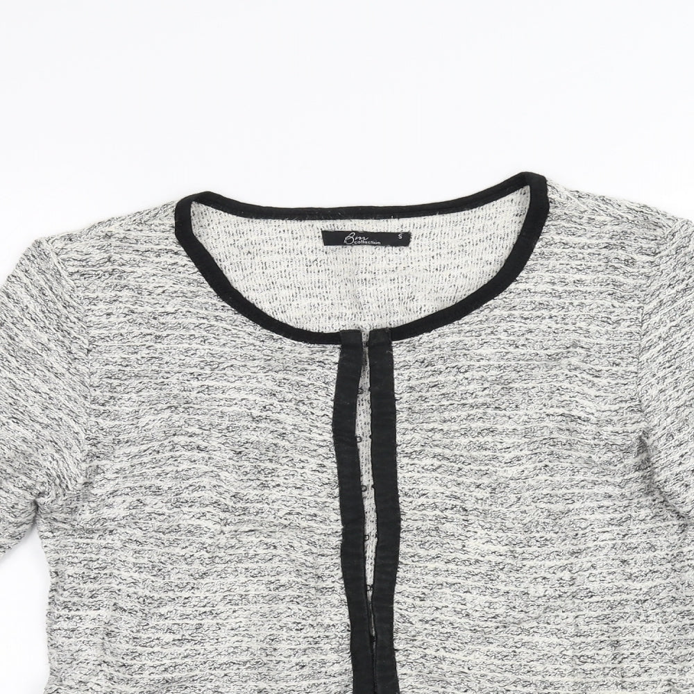 BM Womens White   Cardigan Jumper Size S