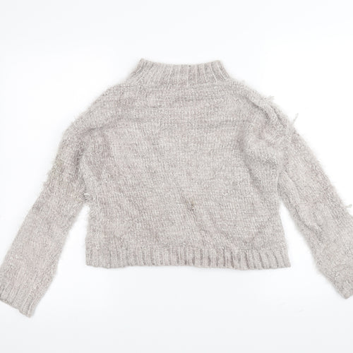 Primark Womens White  Knit Pullover Jumper Size S