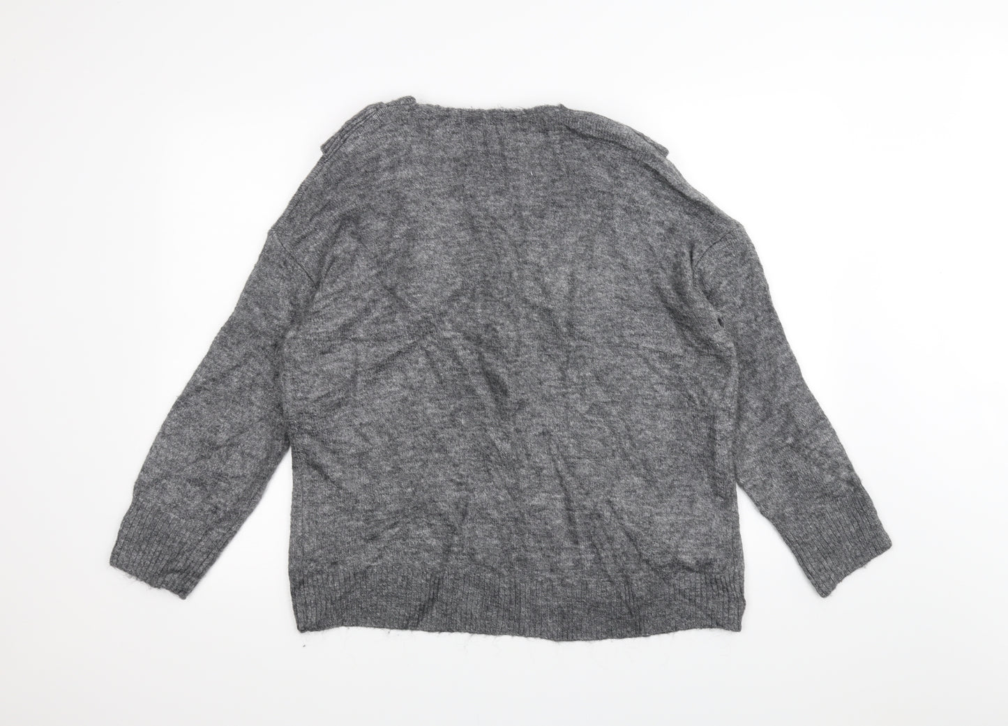River Island Womens Grey   Pullover Jumper Size M