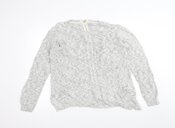 Per Una Womens White Pullover Jumper Size 16