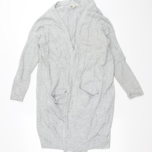 Miss Selfridge Womens Grey   Cardigan Jumper Size S