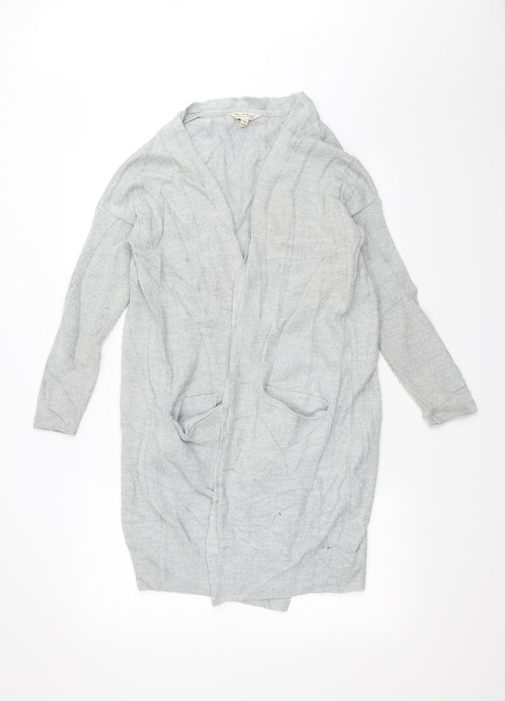Miss Selfridge Womens Grey   Cardigan Jumper Size S