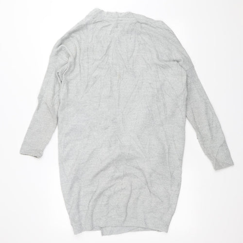 Miss Selfridge Womens Grey   Cardigan Jumper Size S