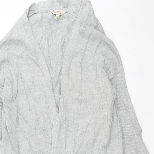 Miss Selfridge Womens Grey   Cardigan Jumper Size S