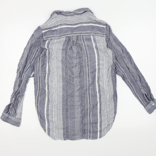 George Womens Blue   Basic Button-Up Size 12