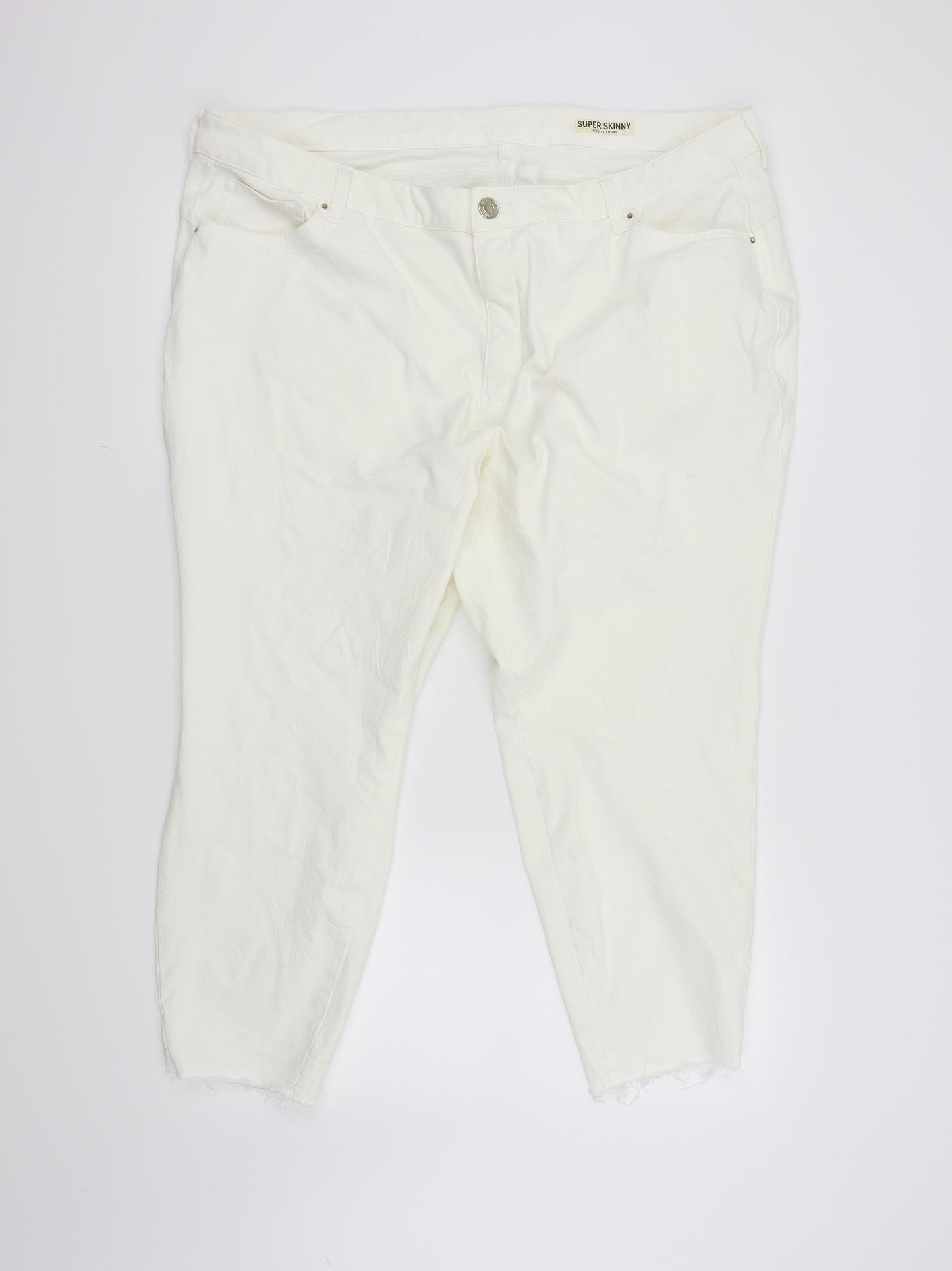 M&S  Womens White   Skinny Jeans Size 28 L23 in