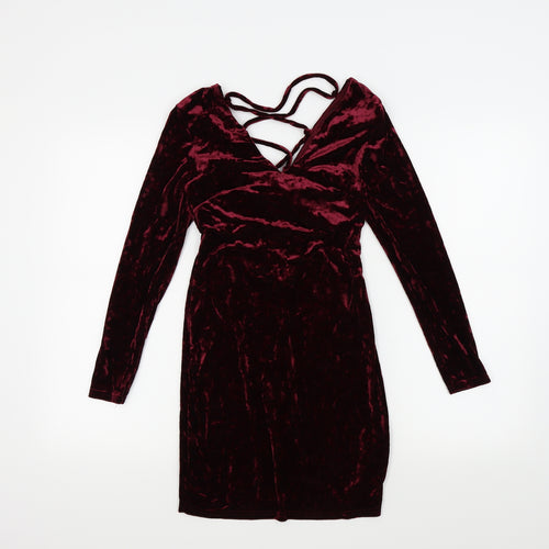 Topshop Womens Purple   Bodycon  Size 6