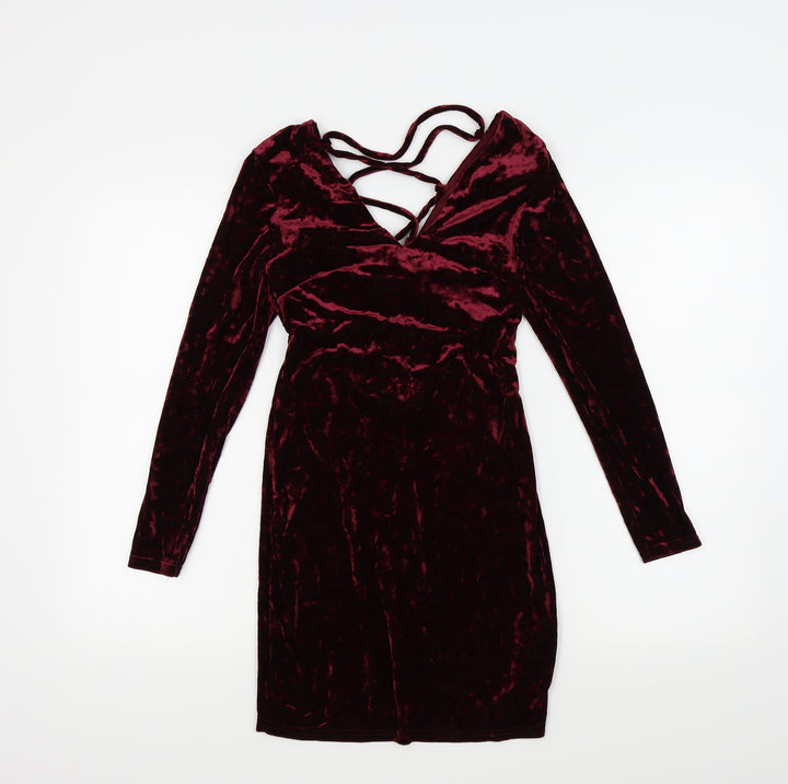 Topshop Womens Purple Bodycon Size 6