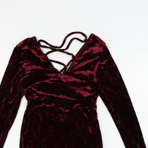 Topshop Womens Purple   Bodycon  Size 6