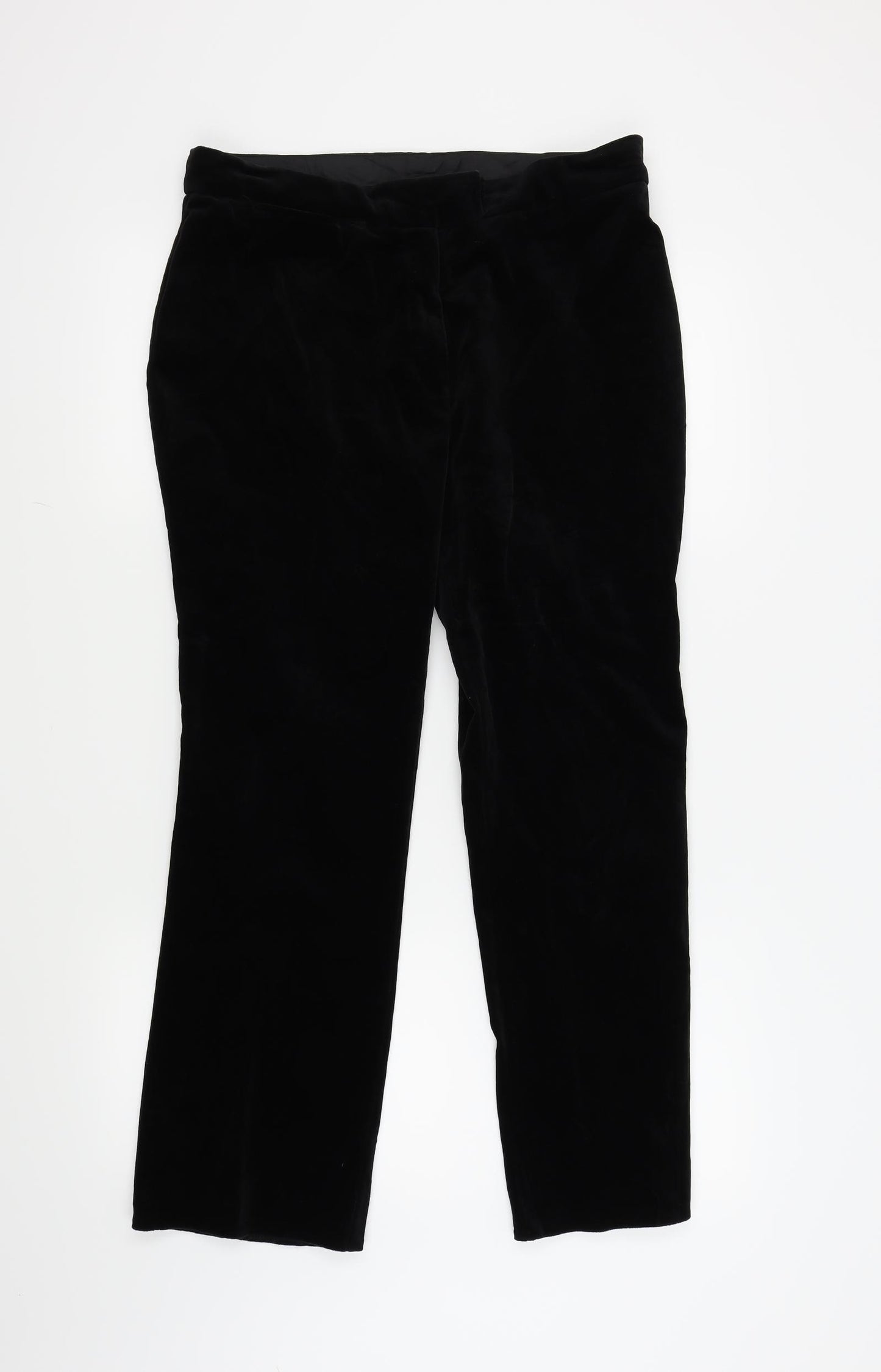 Marks and Spencer Womens Black   Trousers  Size 16 L27 in