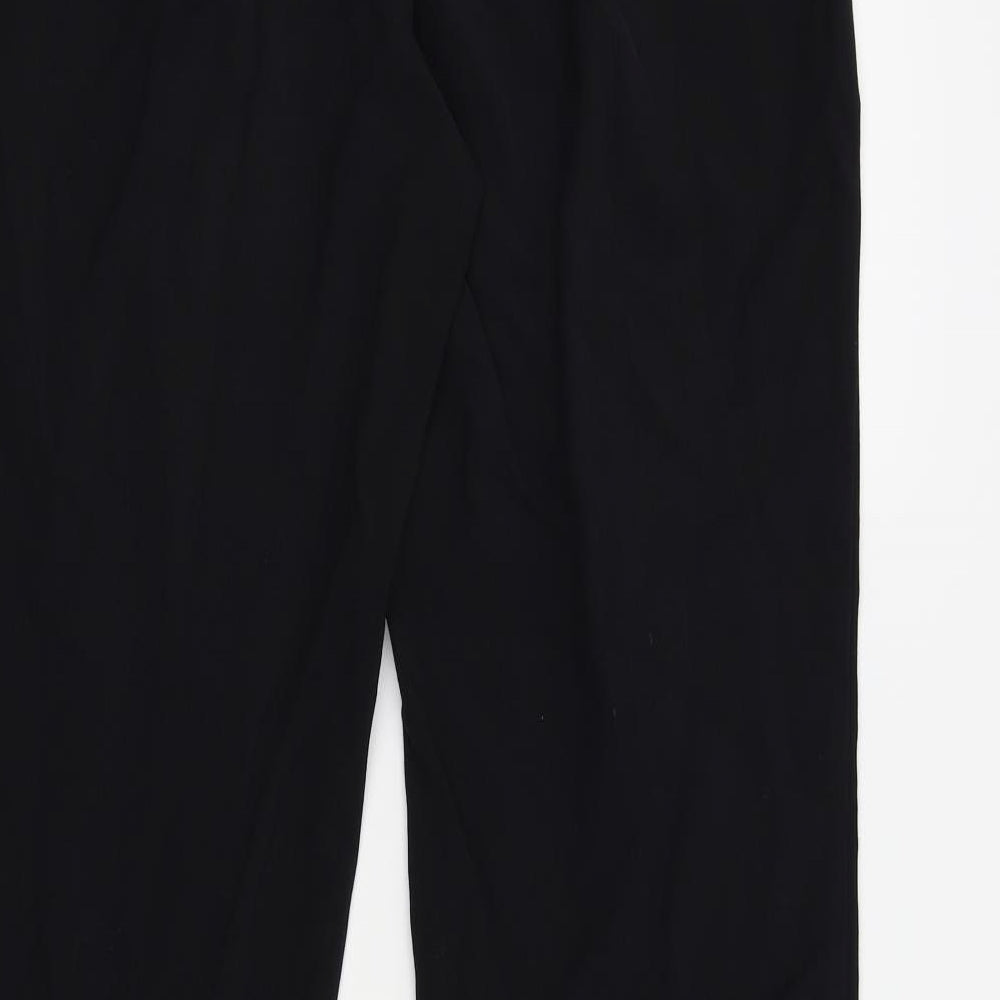 M&S  Womens Black   Trousers  Size 14 L32 in - LONG LEG