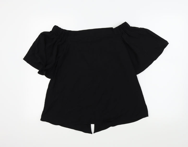 River Island Womens Black   Basic Blouse Size 8