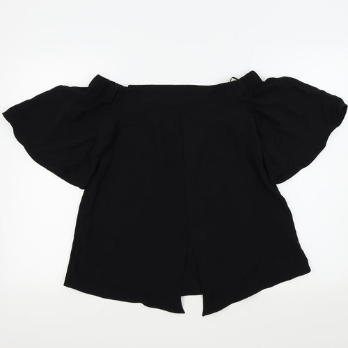 River Island Womens Black   Basic Blouse Size 8