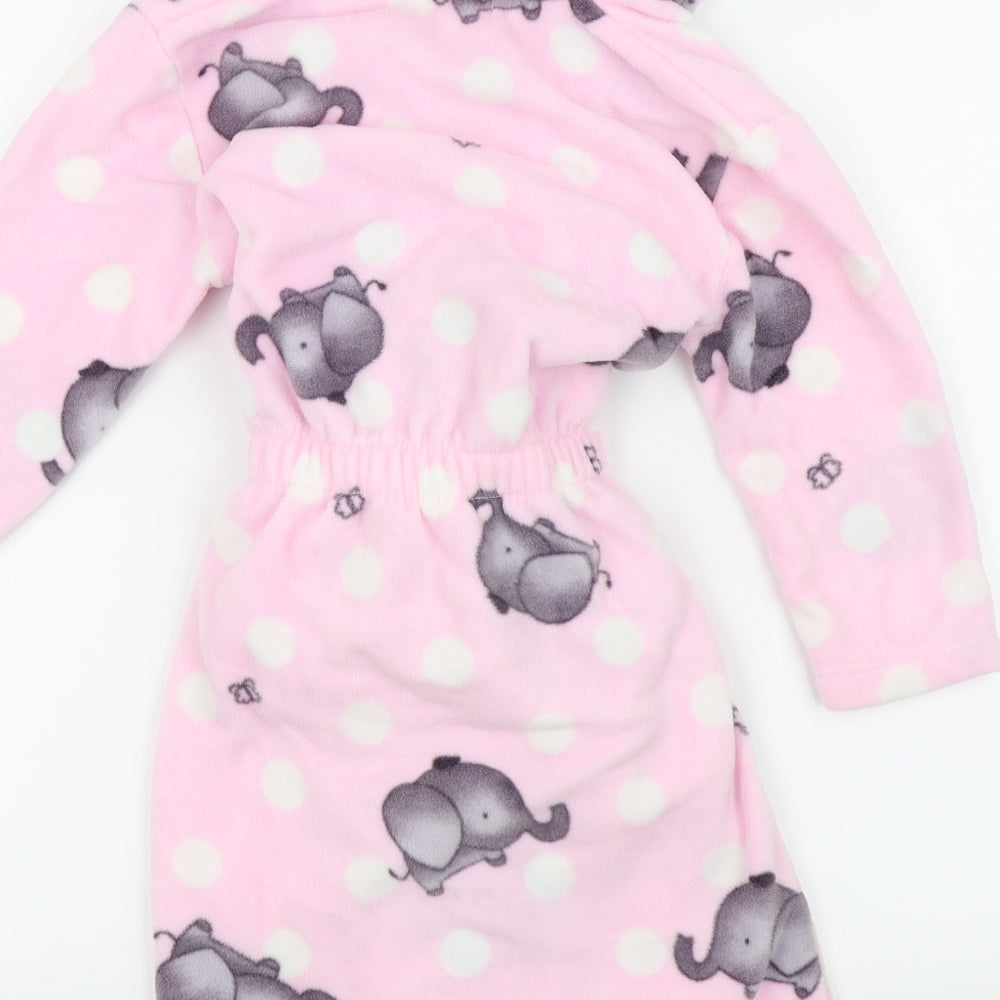 Primark Girls Pink Solid  Top Robe Size 5-6 Years