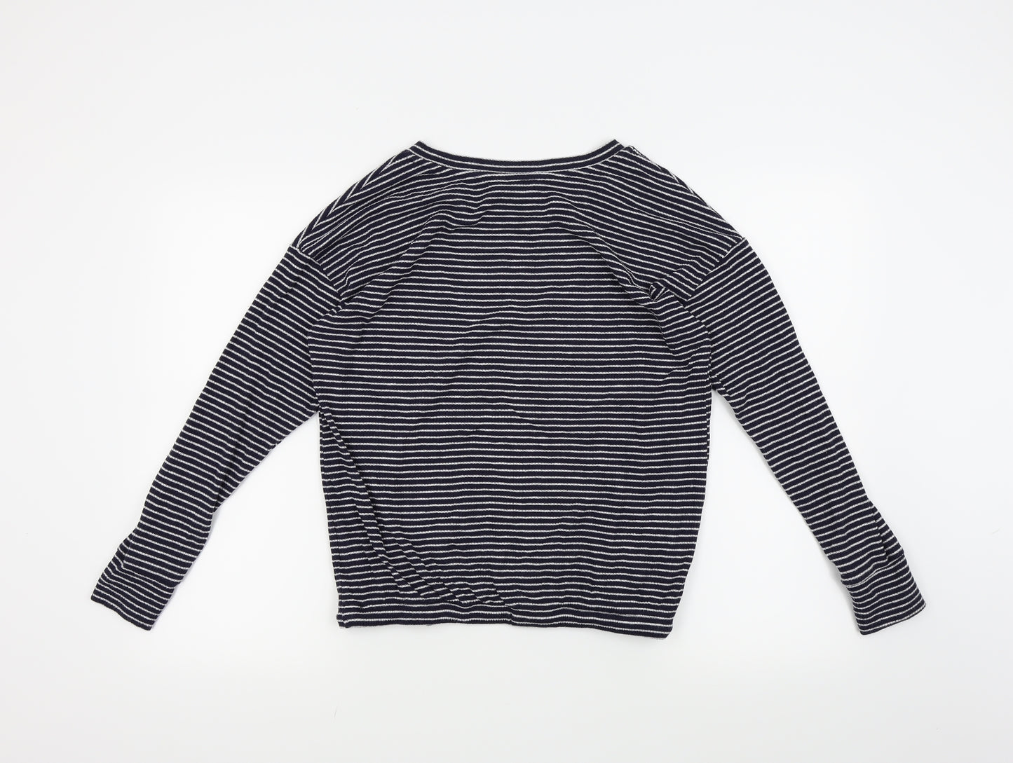 F&F Womens Blue Striped  Pullover Jumper Size 12