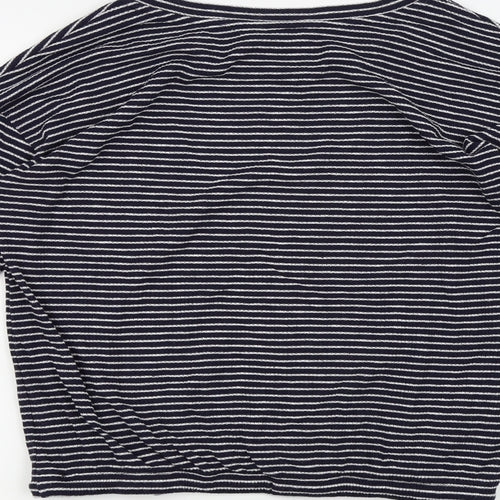 F&F Womens Blue Striped  Pullover Jumper Size 12