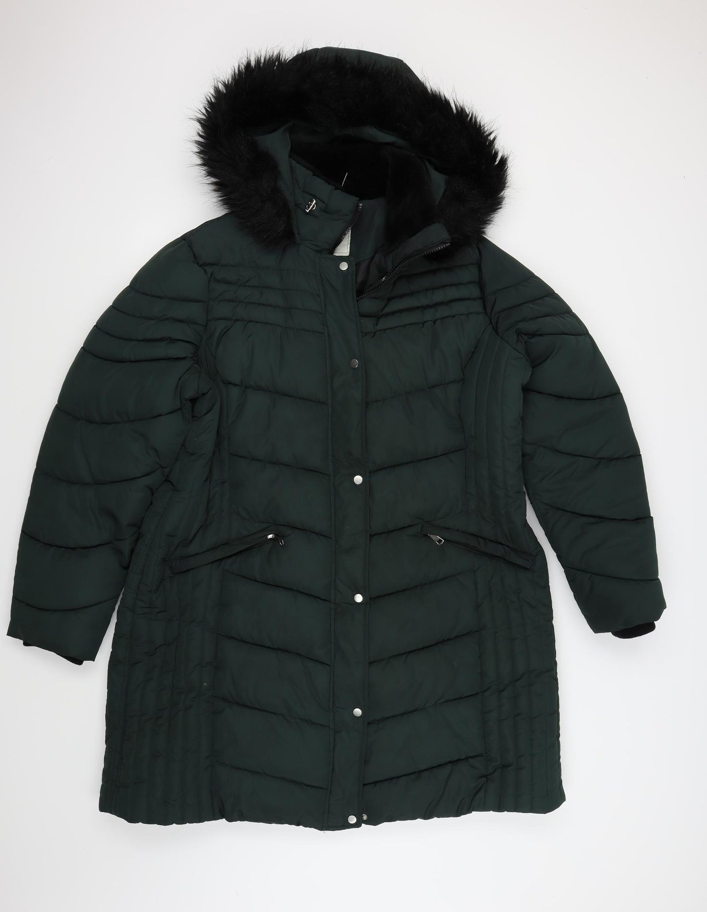 George Womens Green   Puffer Jacket Coat Size 20