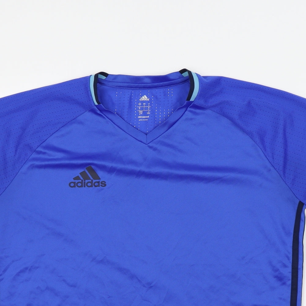 adidas Mens Blue    T-Shirt Size L
