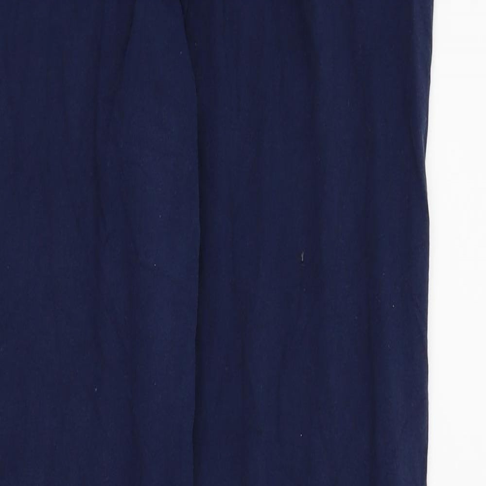 adidas Womens Blue   Capri Leggings Size 12 L25 in