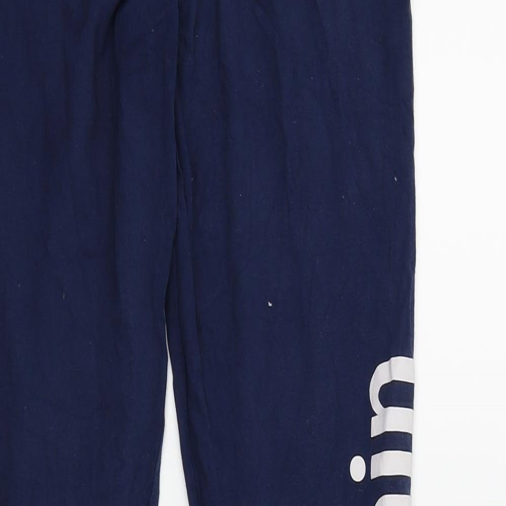 adidas Womens Blue   Capri Leggings Size 12 L25 in