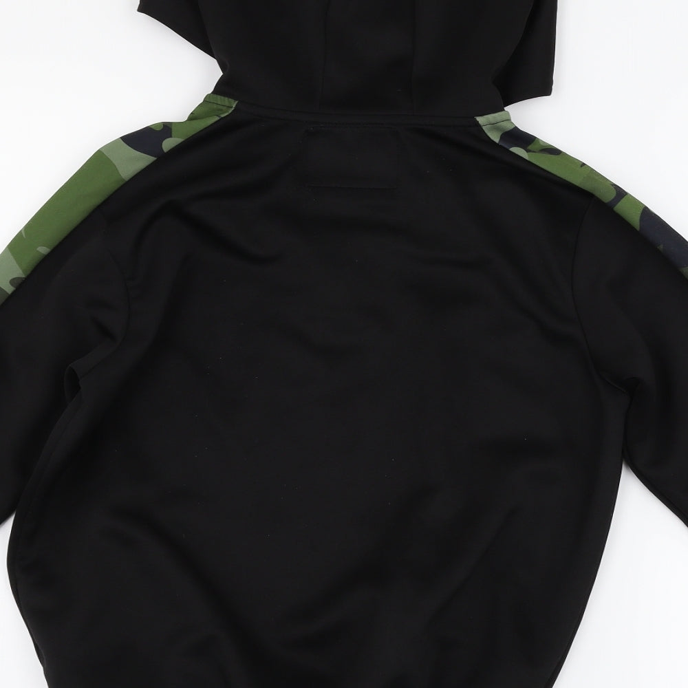sonetti Boys Black Camouflage  Pullover Hoodie Size 10-11 Years